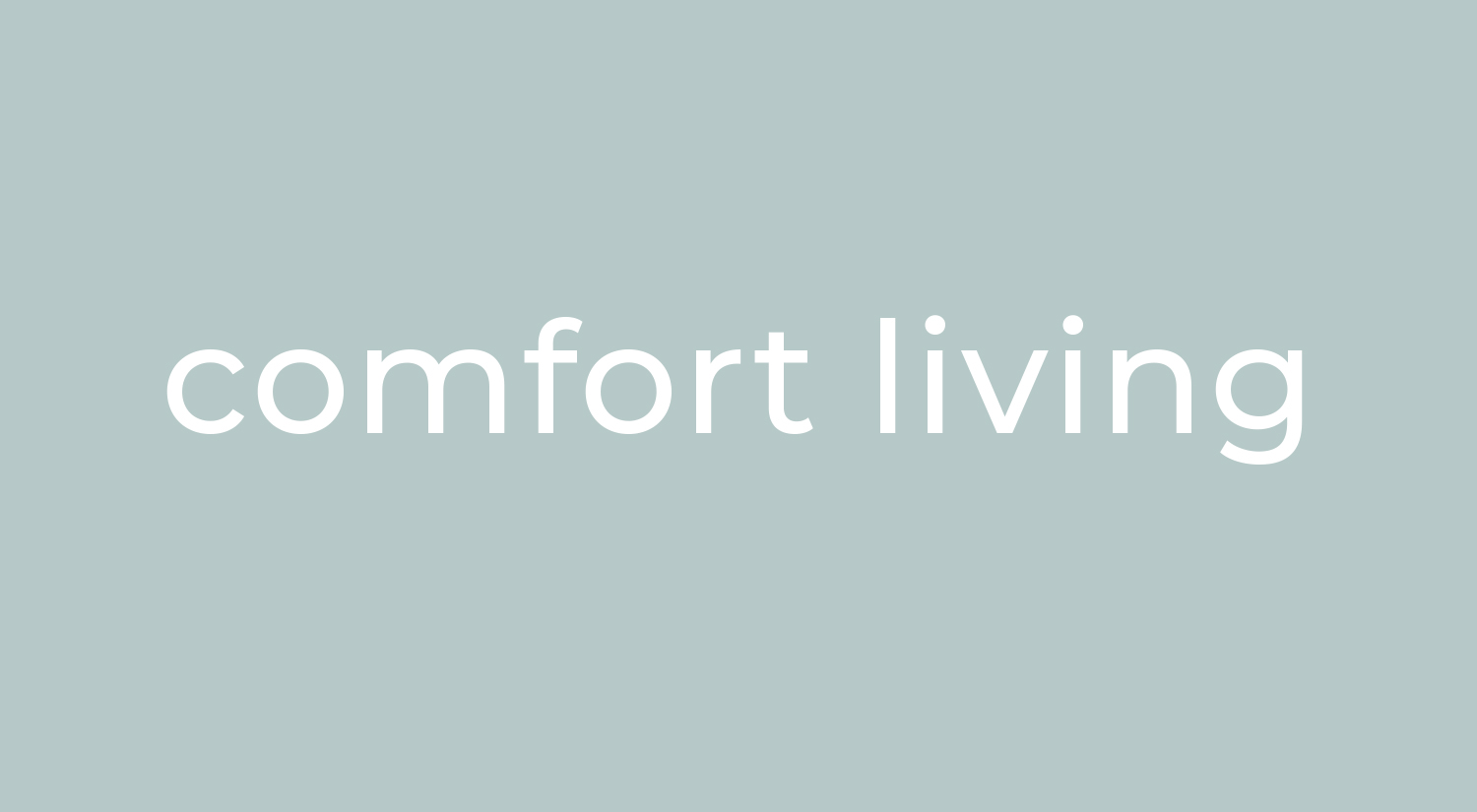 comfort living logo I lysegrå
