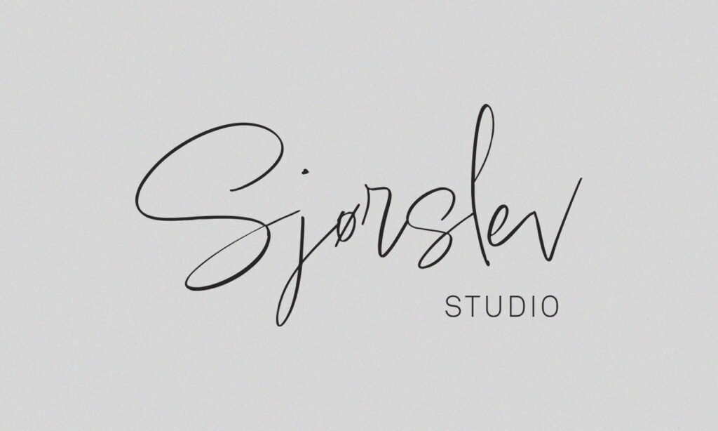 Sjørslev studio sort logo
